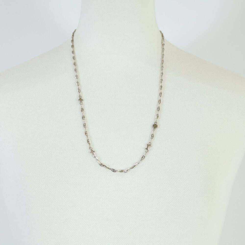 LOUIS VUITTON Silver Necklace - Picture 6 of 7